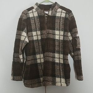 1/4 zip fleece pullover